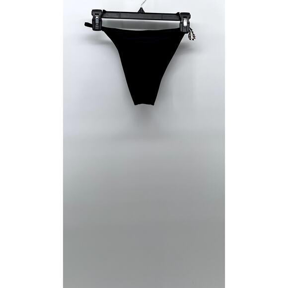 ALEXANDER WANG Women's Black Logo Embellished Hipster Bikini Bottom SZ XL - Picture 1 of 10